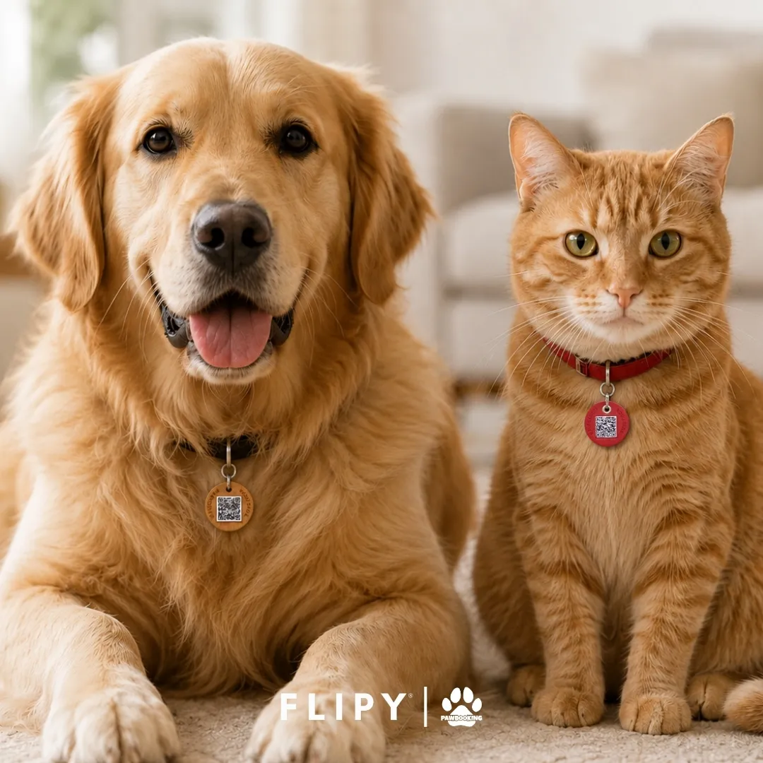 FLİPY QR KODLU KEDİ BOYUN TASMASI*5